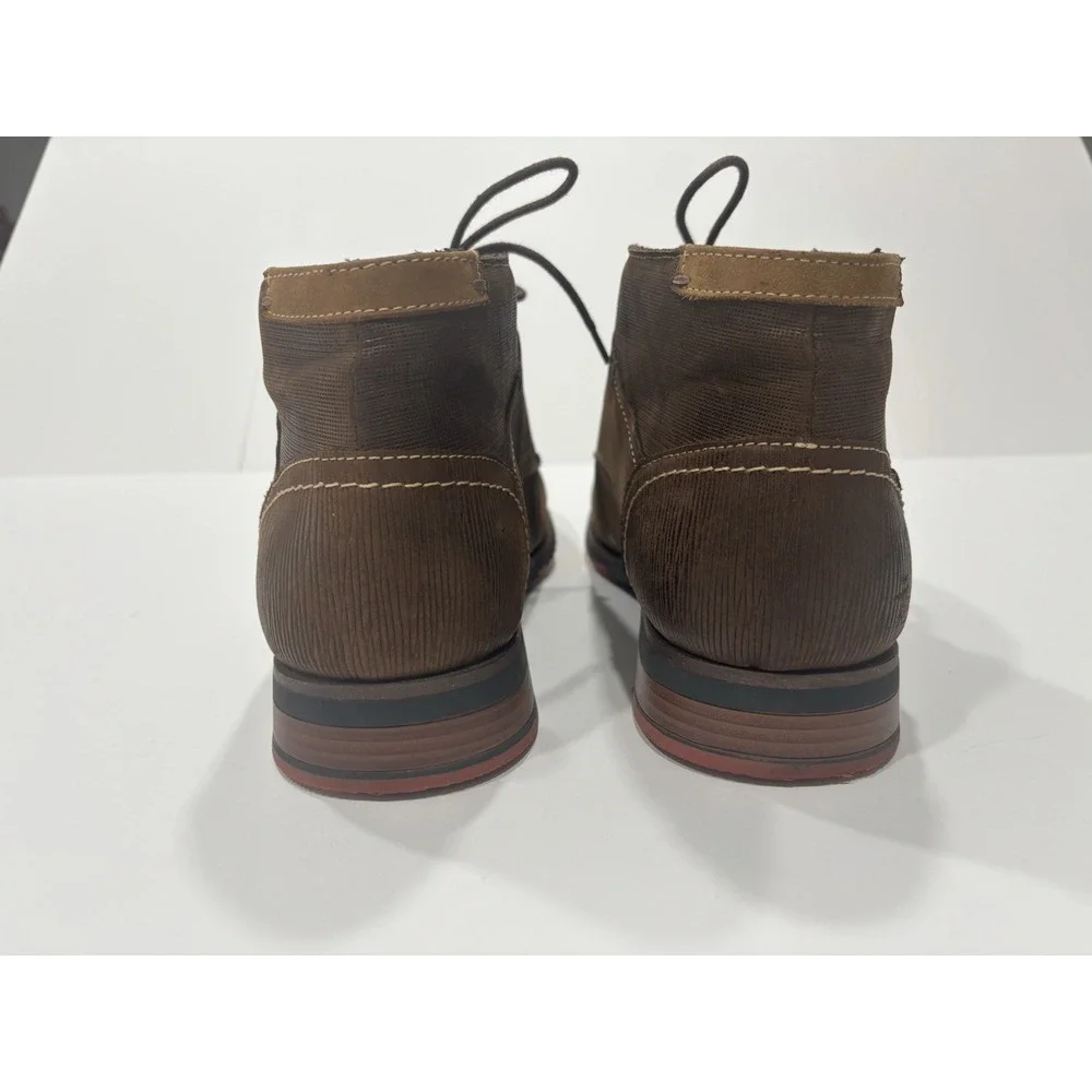 Steve Madden Mens 13 Chukka Boots  Leather Lace Up